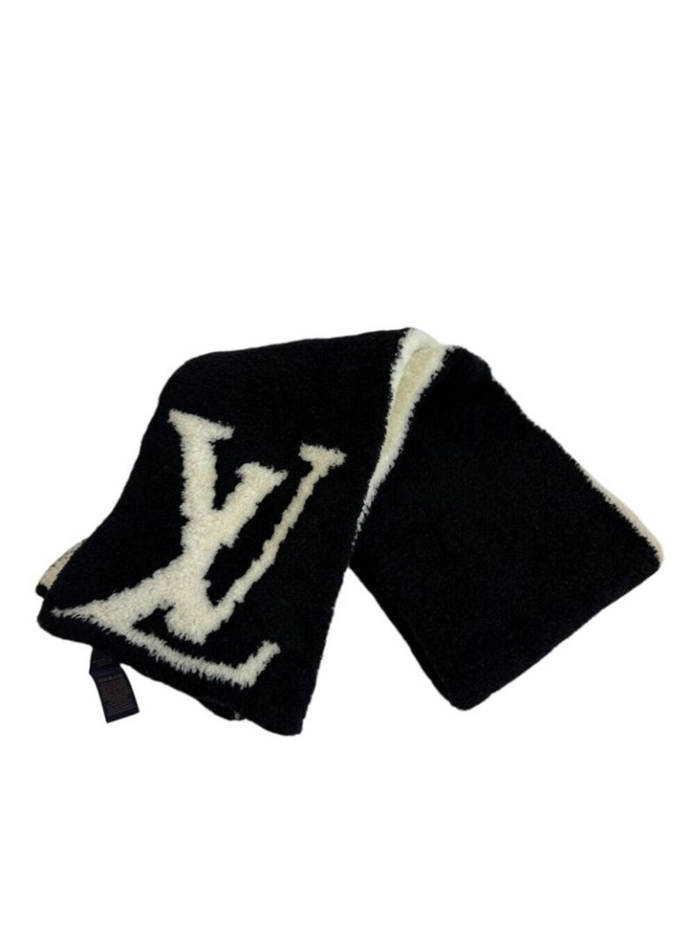 Louis Vuitton Confit Muffler Black Scarf - Picture 1 of 8